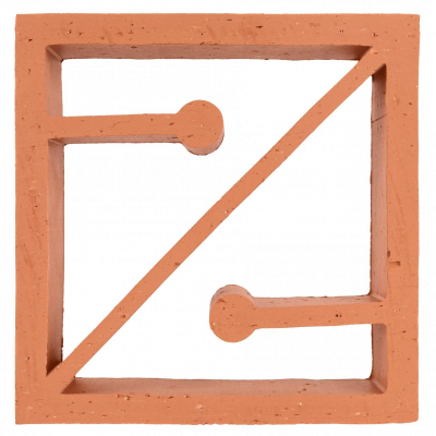 Calu Cobogo Luz Dupla Argila